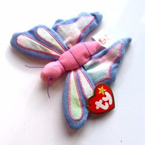 Ty Teenie Beanie Babies Flitter the Butterfly 1999